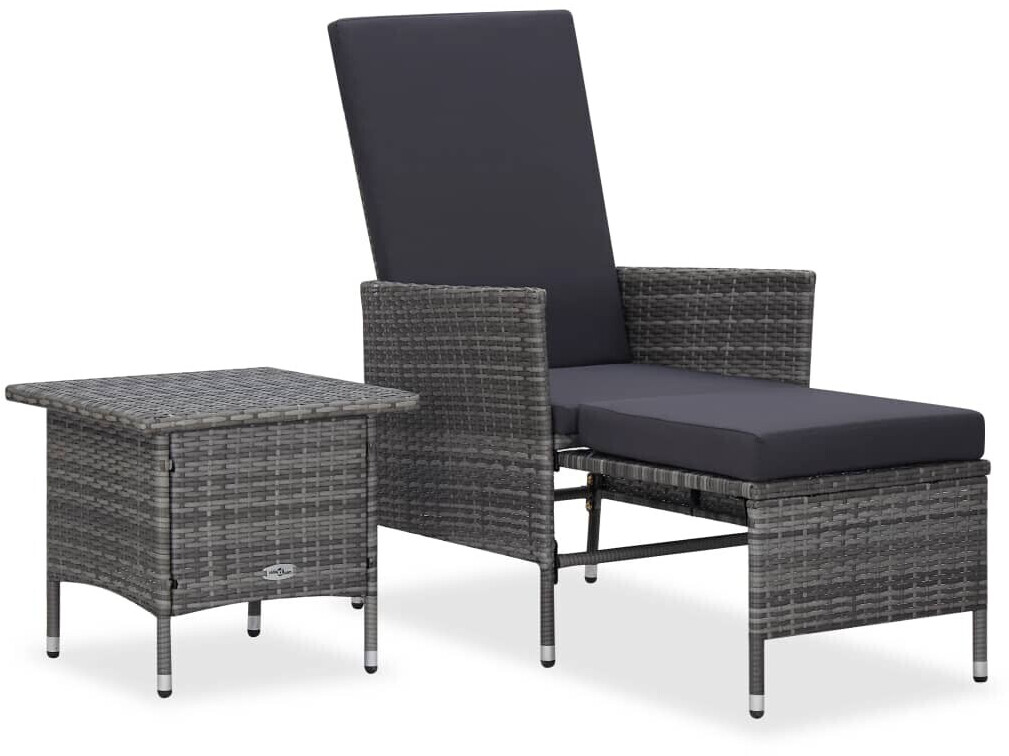 vidaXL 2 Piece Garden Lounge Set Grey (310233)