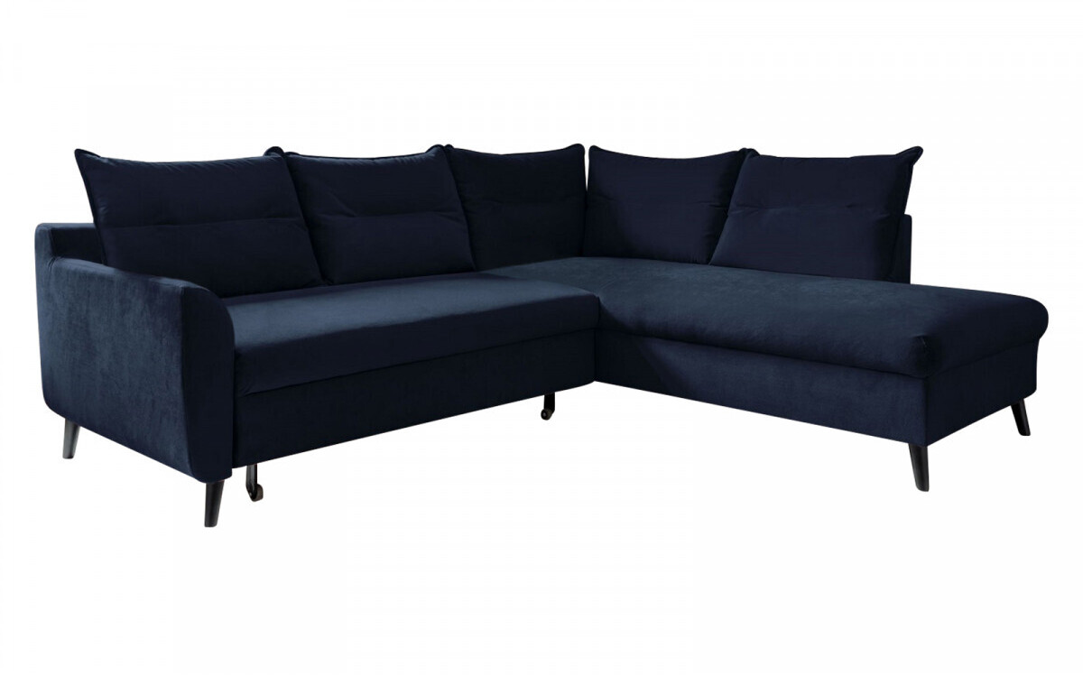 Bobochic Bergamo angle droit bleu marine