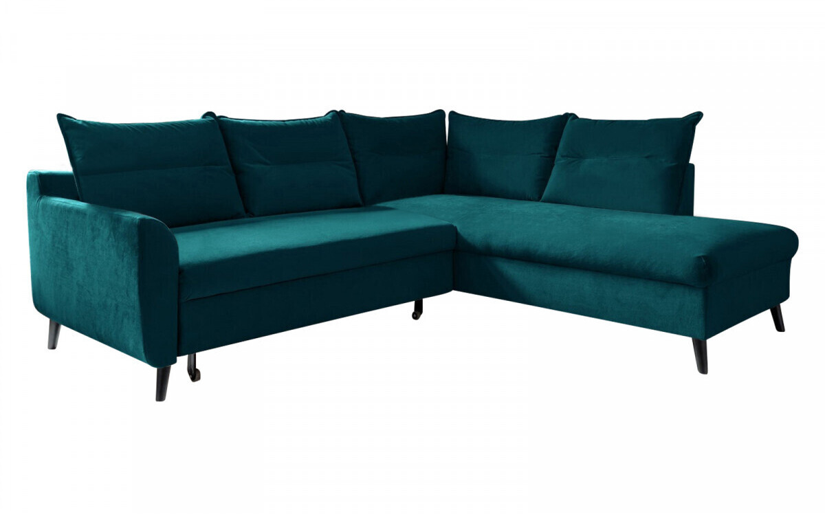 Bobochic Bergamo angle droit bleu canard