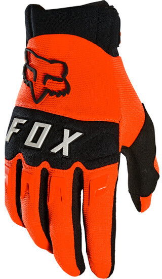 Photos - Motorcycle Gloves Fox Dirtpaw Fluorescent Orange 