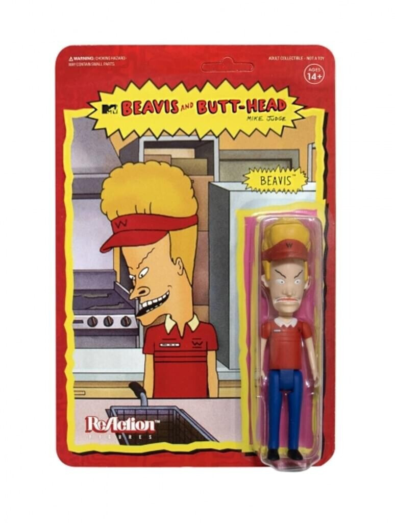 super7 Beavis & Butt-Head Wave 1 Burger World Beavis 10 cm (SUP7-RE-BEAVW01-BEG-01)
