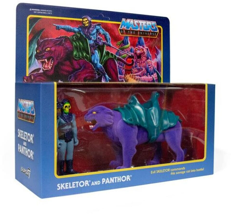 super7 Skeletor & Panthor Double Pack 10 cm (SUP7-RE-MOTUW06-PAN-01)