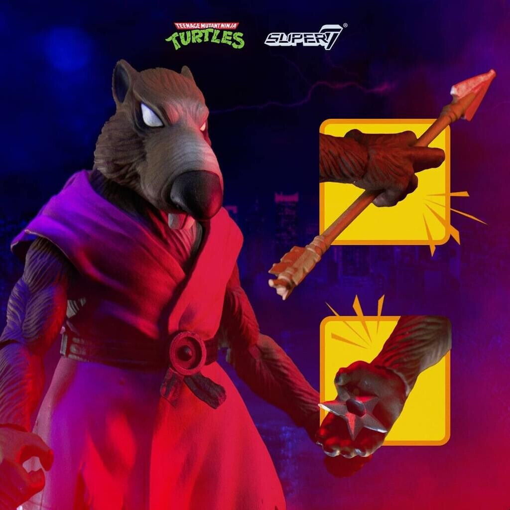 super7 Splinter Ultimates 18 cm (SUP7-DE-TMNTW01-SPL-01)