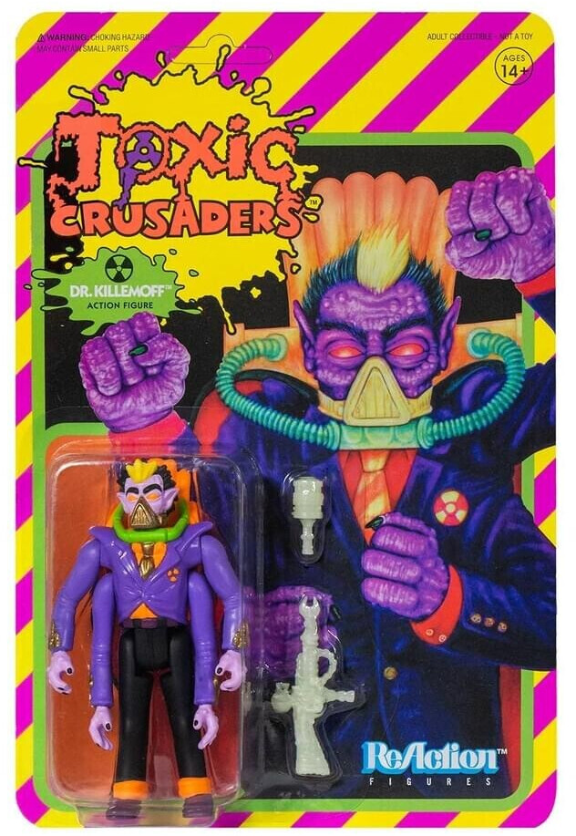 super7 Toxic Crusaders Dr. Killemoff 10 cm (SUP7-RE-TOXCW01-DRK-01)