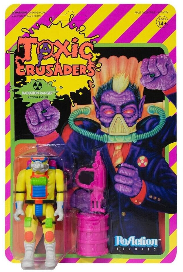 super7 Toxic Crusaders Radiation Ranger 10 cm (SUP7-RE-TOXCW01-RAD-01)