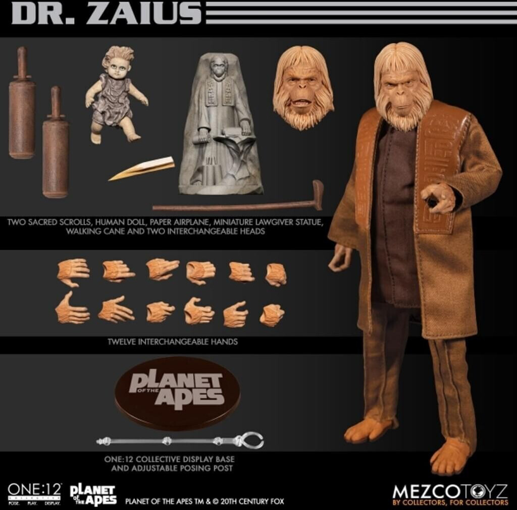 Mezco Toyz Planet der Affen Dr Zaius One 16 cm (MEZ76515)