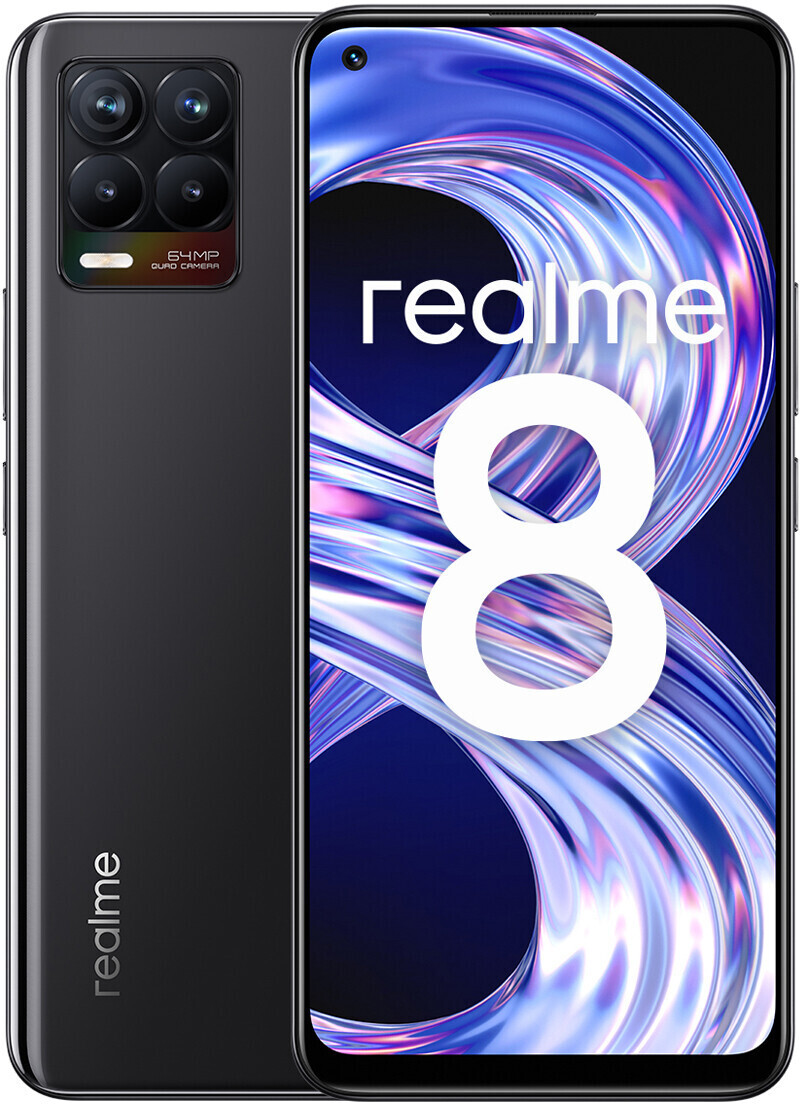 Realme 8 128 Go noir cyber