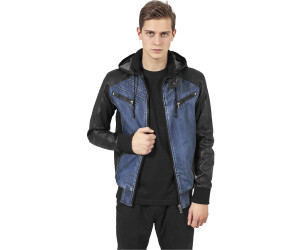 denim leather jacket