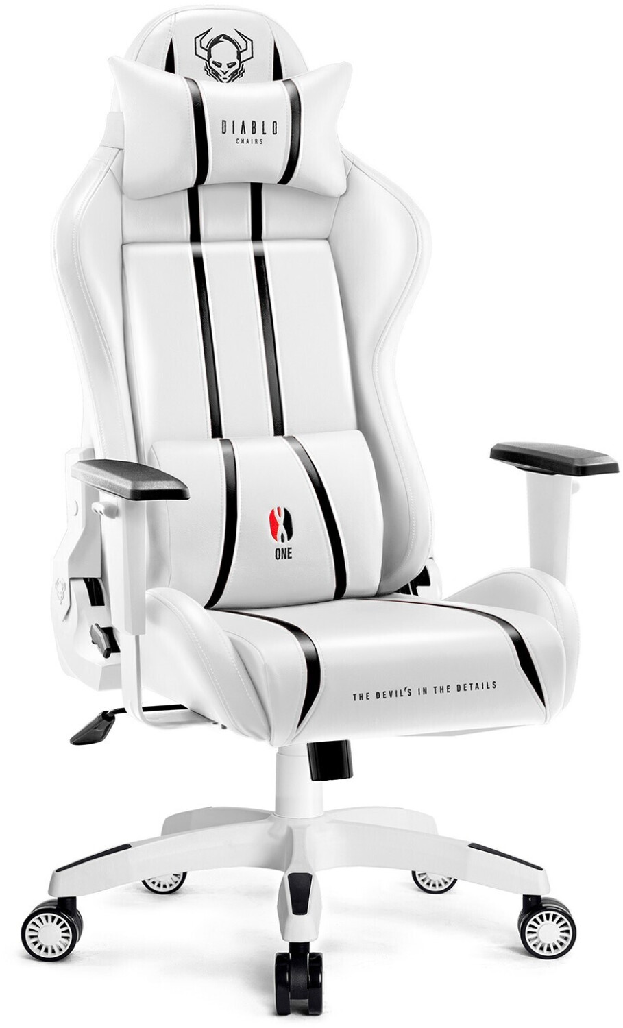 Diablo Chairs X-One 2.0 Normal Blanc/Noir