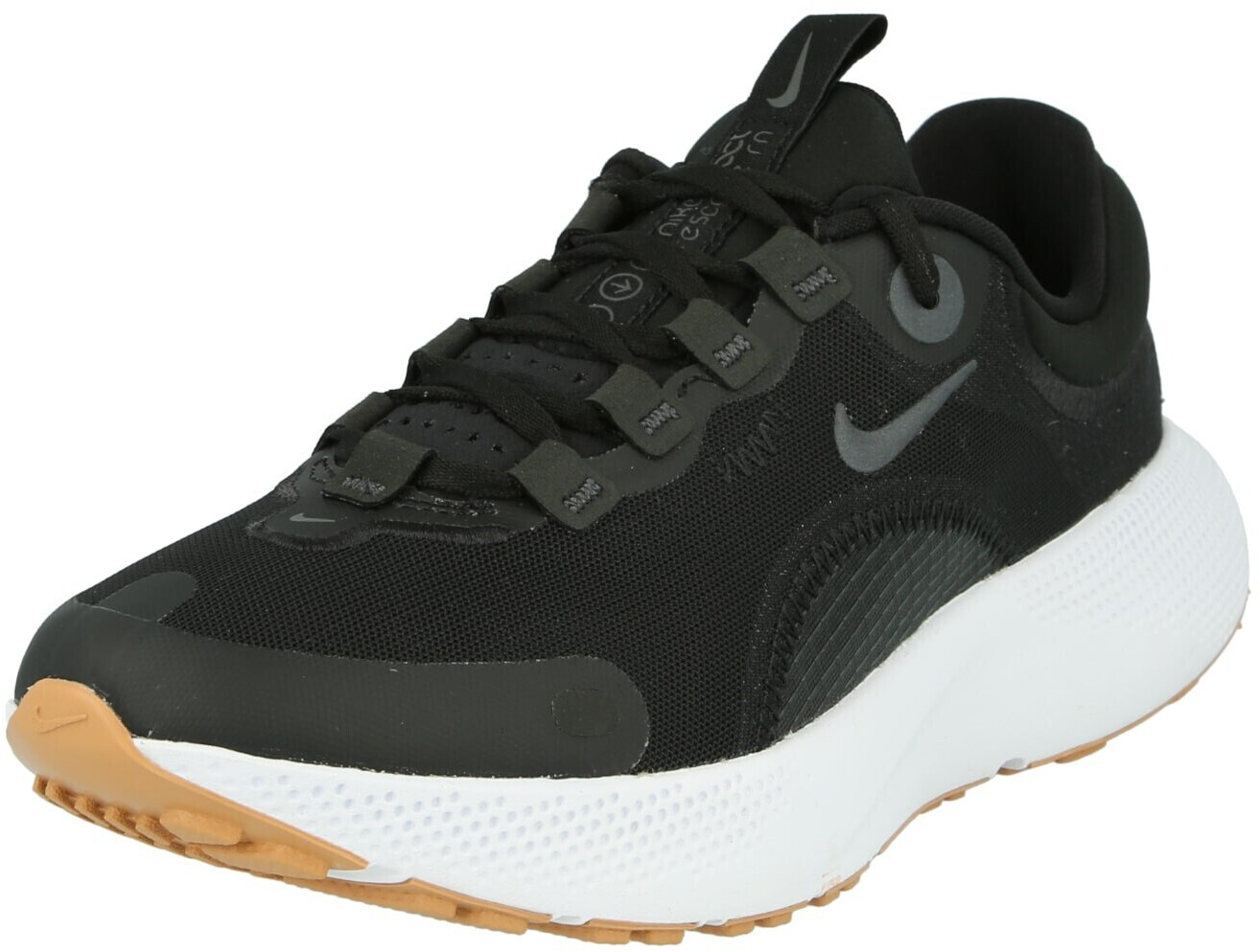 womens black and white nike react