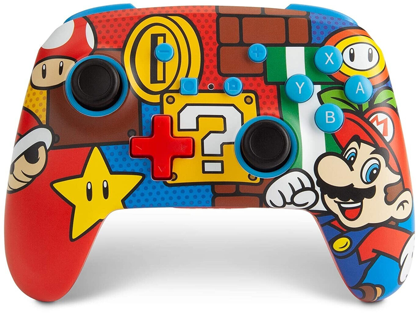 PowerA Manette Nintendo Switch sans fil Améliorée (Super Mario - Mario Pop)