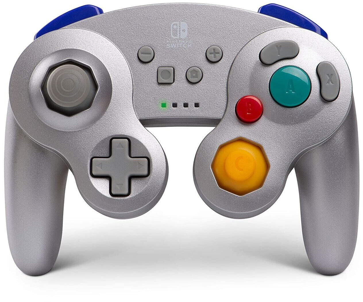 PowerA Wireless Gamecube Controller for Nintendo Switch (Super Smash Bros. Ultimate Sliver)