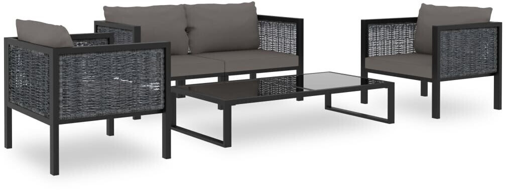 vidaXL Garden Lounge Set Anthracite (49408)