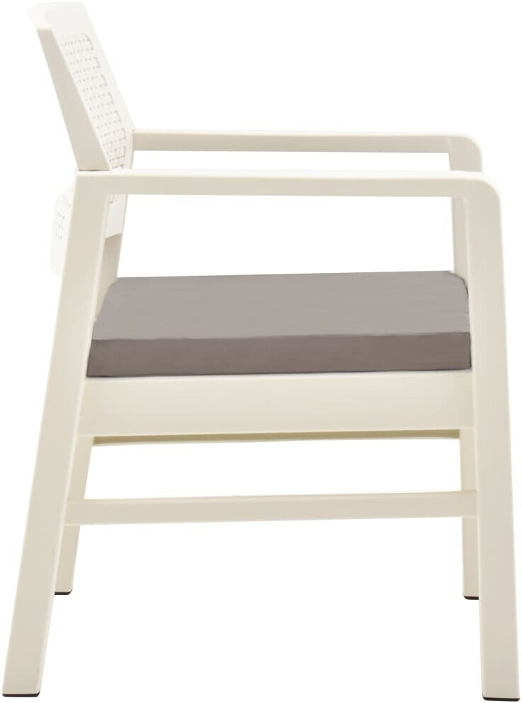 VidaXL Gartenzaun Steinoptik 41-teilig - Kunststoff Rasenzaun 10 Meter