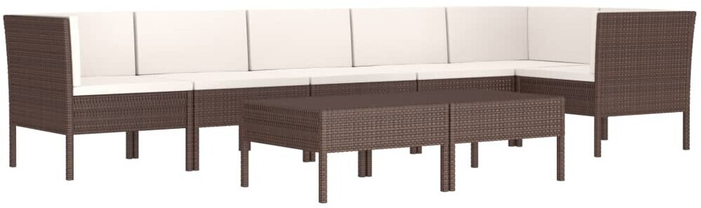 vidaXL Garden Lounge Set Brown (3056787)