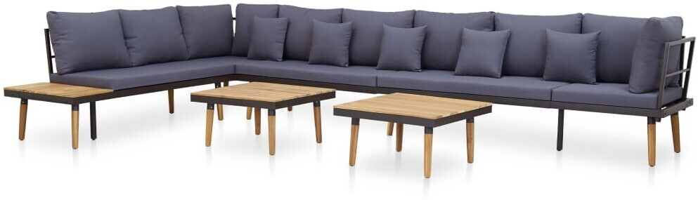 vidaXL Garden Lounge Set Brown (46485)