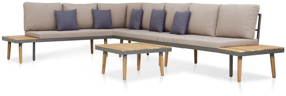 vidaXL Garden Lounge Set Brown (46482)