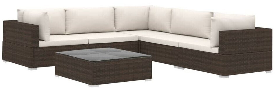 vidaXL Garden Lounge Set Brown (46769)
