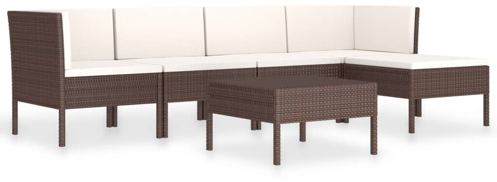 vidaXL Garden Lounge Set Brown (3056775)