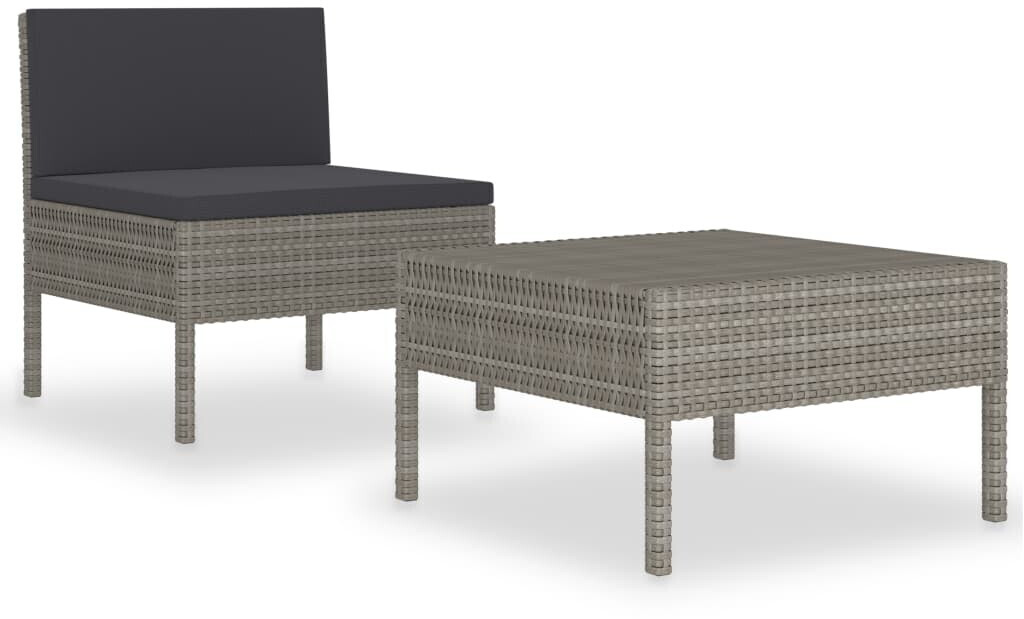 vidaXL Garden Lounge Set Grey (310200)