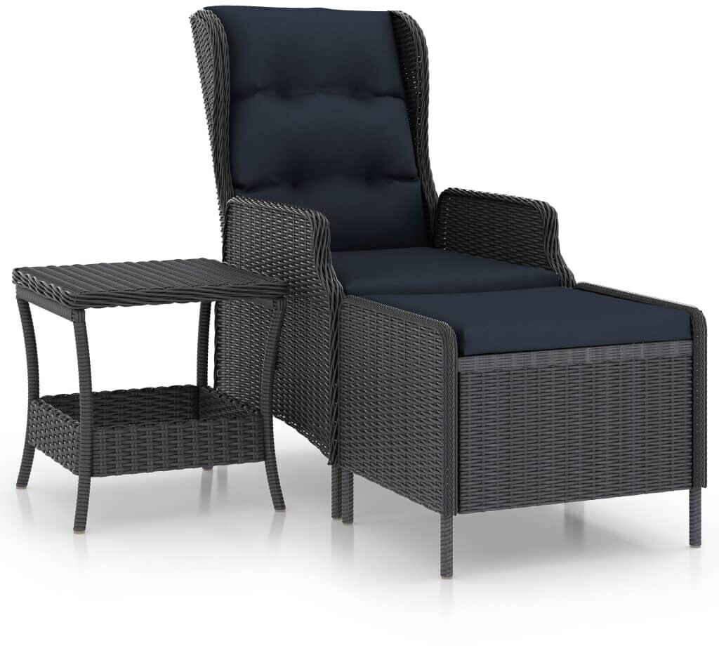 vidaXL Garden Lounge Set Anthracite (3060151)