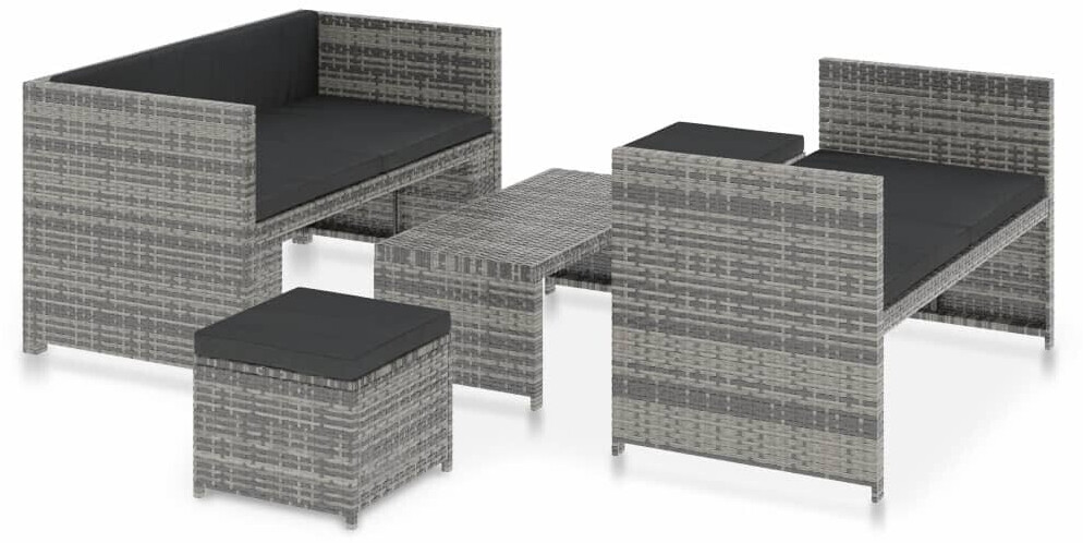vidaXL Garden Lounge Set Grey (48134)