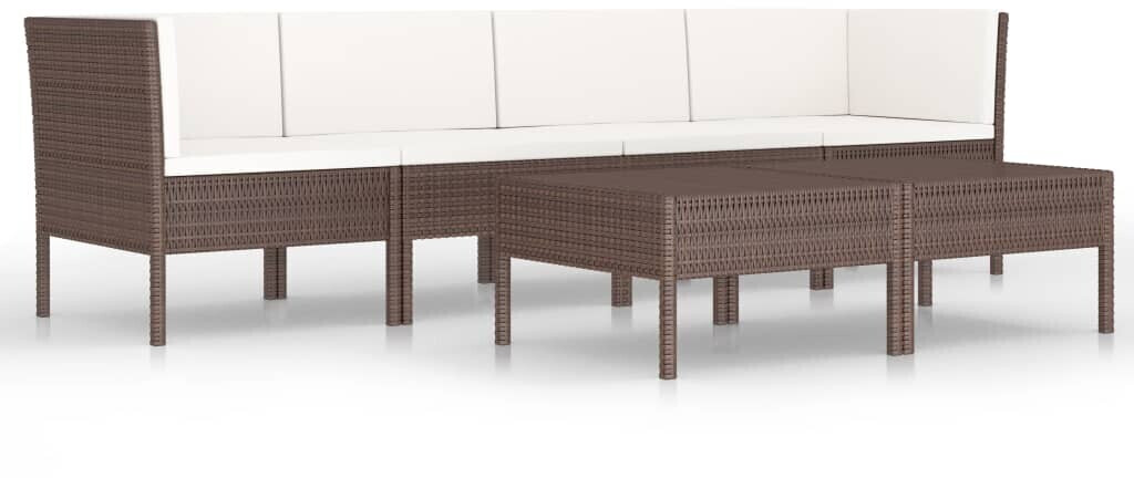 vidaXL Garden Lounge Set Brown (3056981)