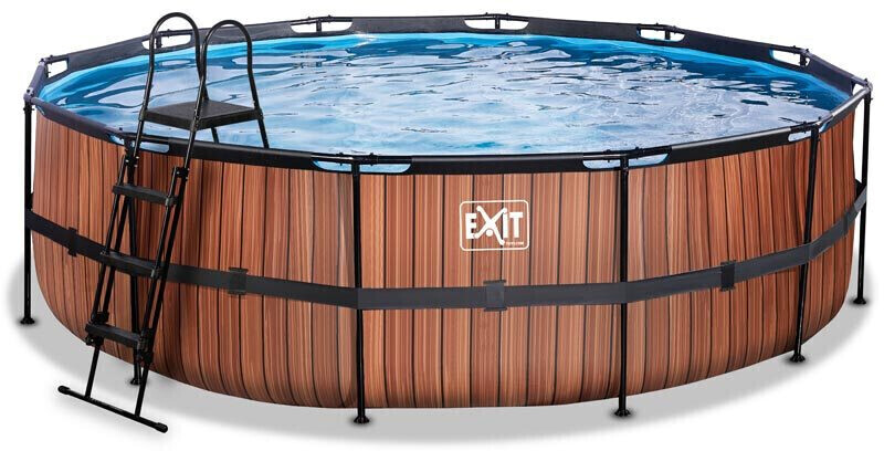 Exit Toys Frame Pool Ø 488 x 122 cm with Pump Brown (30.22.16.10)