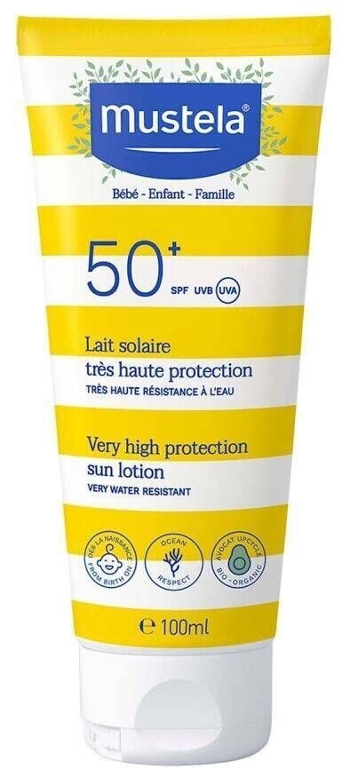 Mustela Lait solaire très haute protection Spf50+ (100 ml)