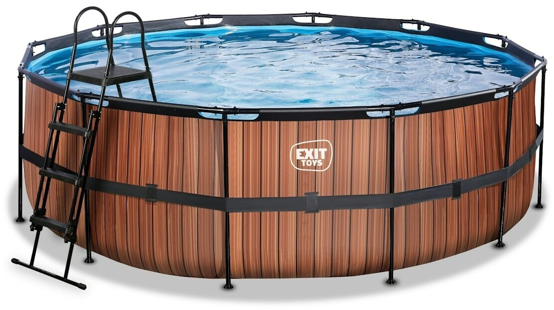 exit toys rahmenpool o 450 x 122 cm mit sandfilteranlage 30 27 15 ab 545 00 preisvergleich bei idealo de