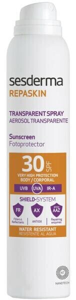 Sesderma Repaskin spray solaire transparente Spf30 (200 ml)