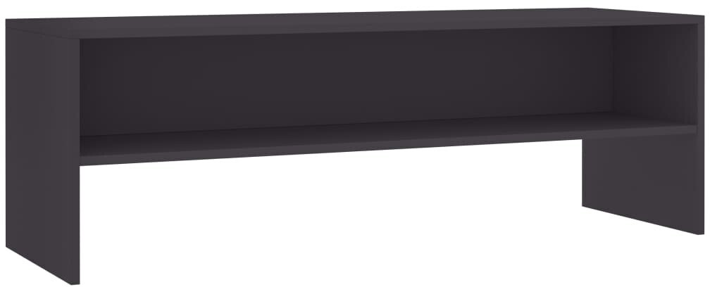 vidaXL Meuble TV gris foncé 120 x 40 x 40 cm