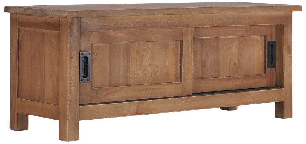 vidaXL Meuble TV en bois de teck 90 x 30 x 35 cm