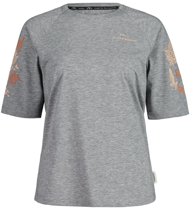 Maloja HolunderM. 3/4 Arm Shirt Woman's (2021) grey melange