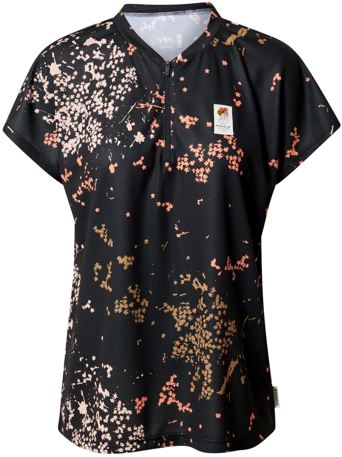 Maloja LärchenwicklerM. All Mountain 1/2 Arm Shirt Woman's (2021) moonless mille fleur
