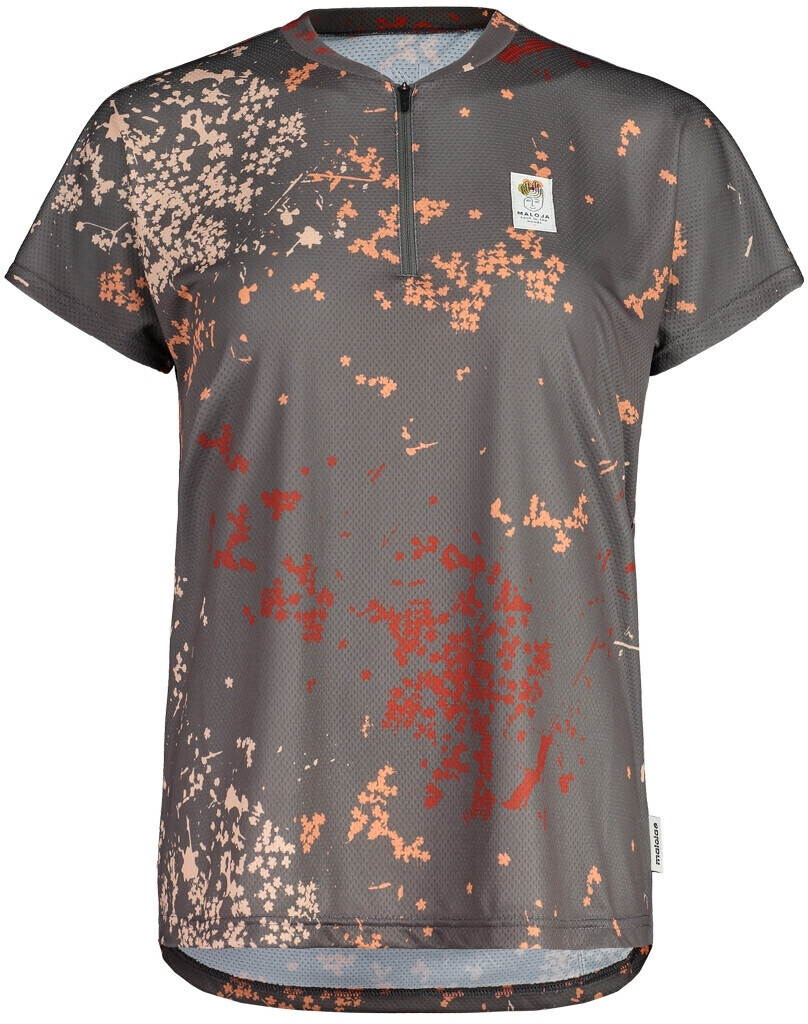 Maloja LärchenwicklerM. All Mountain 1/2 Arm Shirt Woman's (2021) stone mille fleur