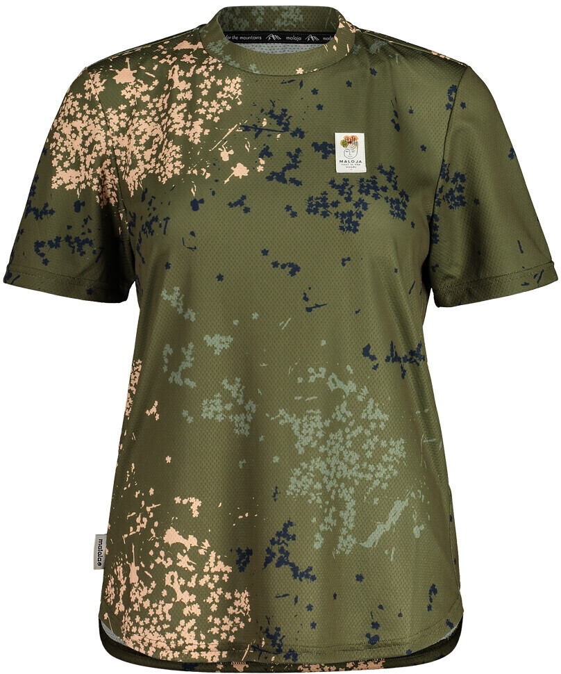 Maloja LärchenwicklerM. Multi 1/2 Arm Shirt Woman's (2021) moss mille fleur