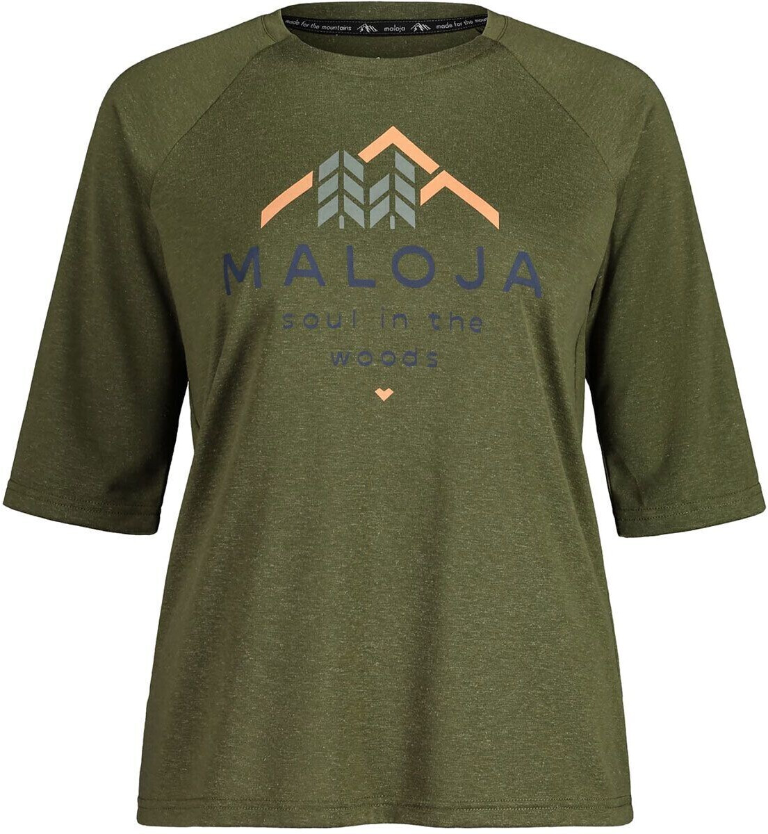 Maloja HimbeereM. 3/4 Arm Shirt Woman's (2021) moss