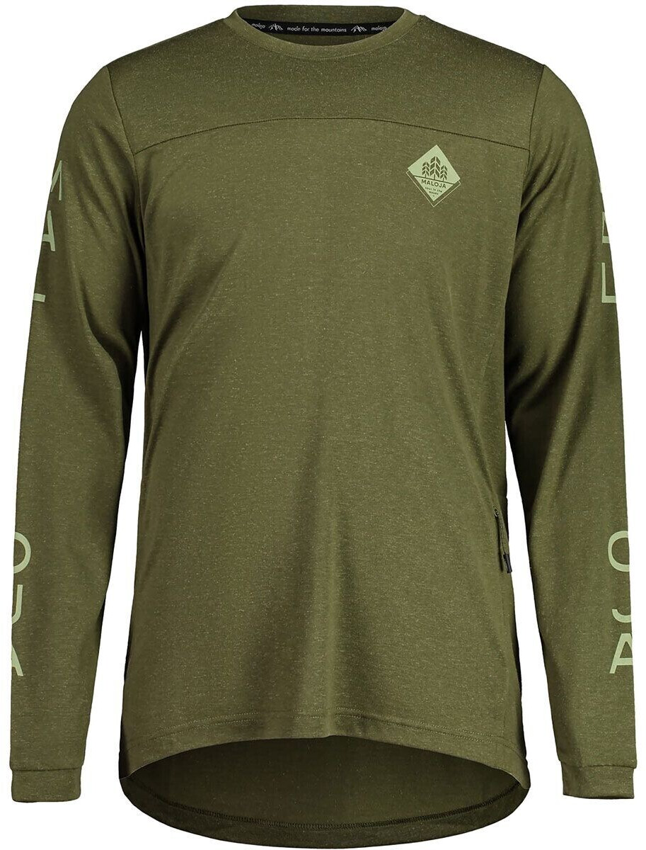 Maloja SchlehdornM. Longarm Shirt Men (2021) moss