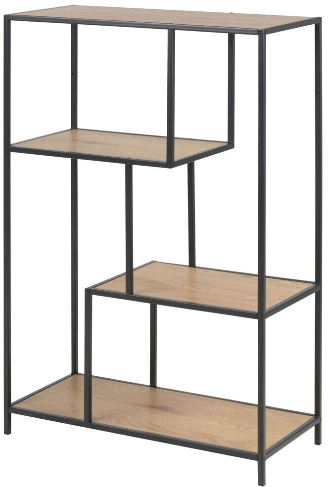 Actona Seaford 77x114x35cm Black Brown