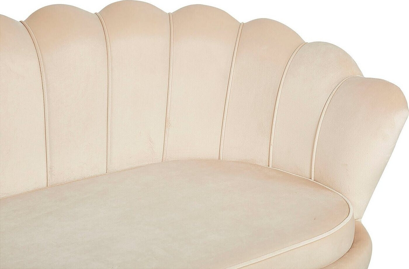 839,00 | Muschel-Sofa beige Preisvergleich € SalesFever bei ab 3-Sitzer 180x54x78cm