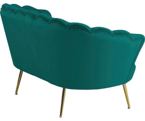 SalesFever Muschel-Sofa 2-Sitzer 136x78x76cm grün ab 499,00 € |  Preisvergleich bei
