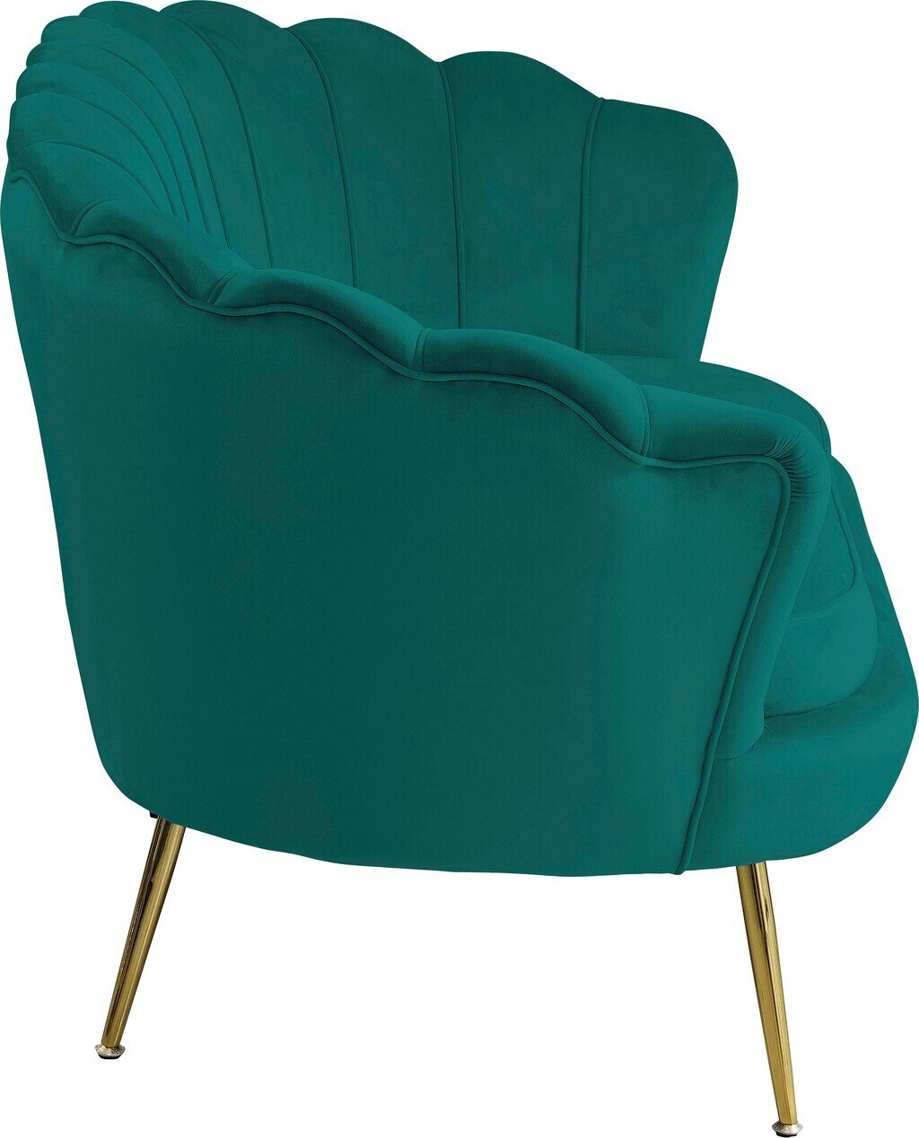 SalesFever Muschel-Sofa 2-Sitzer 136x78x76cm grün ab 499,00 € |  Preisvergleich bei