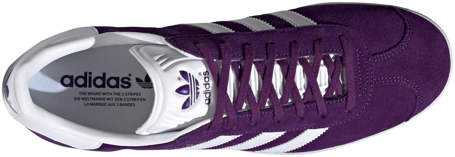 Purple adidas gazelle mens sales