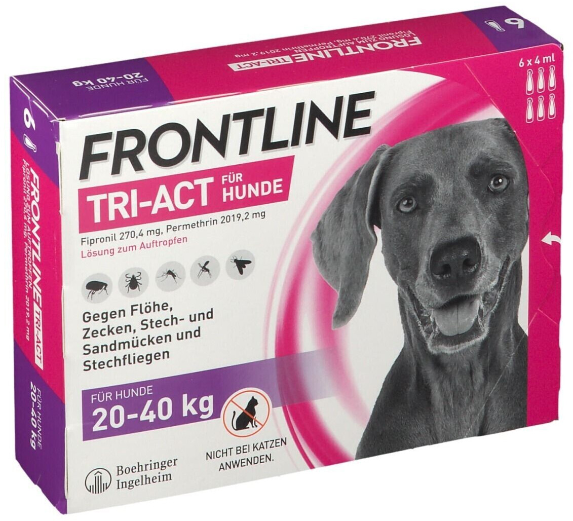 Frontline TriAct für Hunde 2040kg 6 Stück ab € 49,42 Preisvergleich