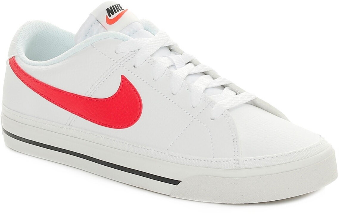 nike court legacy black red