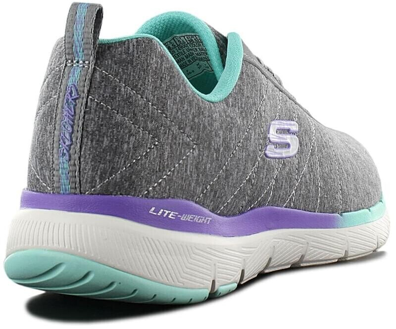 Skechers Flex Appeal 3.0 - Fan Craze grey mesh/mint ab 49,75 â¬ | Preisvergleich bei idealo.de