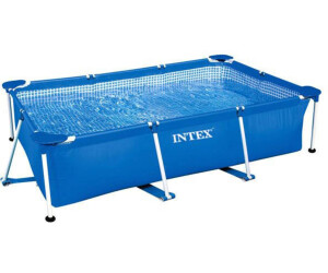 Intex Frame Pool Intex 220 x 150 x 60 cm Rechteckig Dunkelblau Aufstellpool Familie 