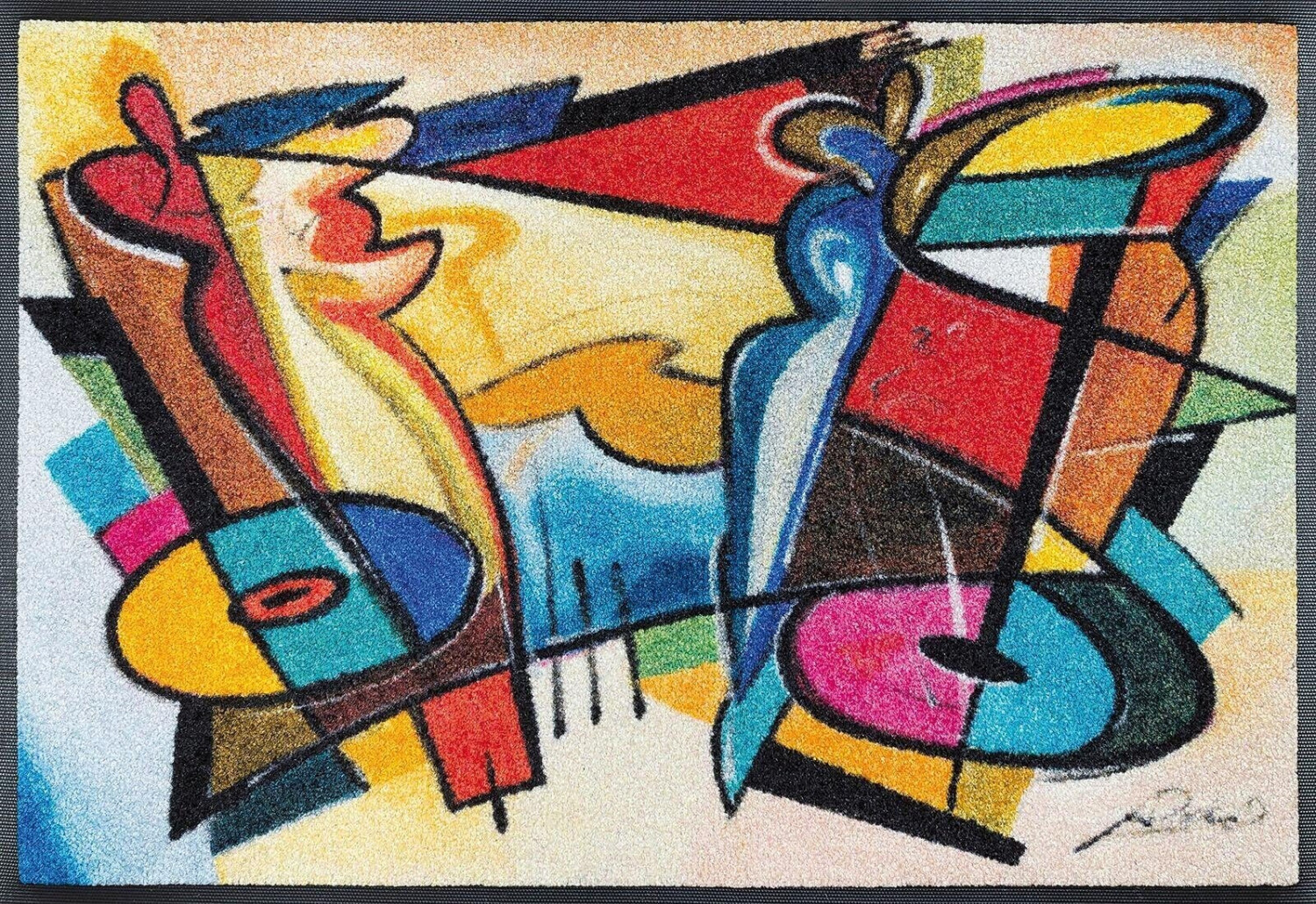 Wash+Dry Festival Mood 50x75cm yellow