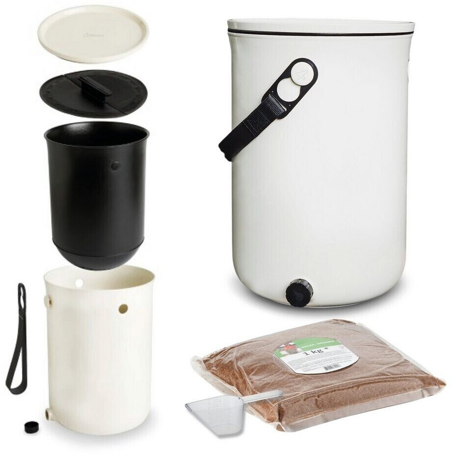 SKAZA Composteur de cuisine en Plastique Recycle Bio Vert - Composteurs et  poubelles de jardin - Achat & prix
